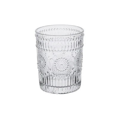 Hensin Wholesale Reusable Relief Round Water Cup Happy Shop With Handle Gift Edge Sunflower Glass Milk Cu For Tea Drinks