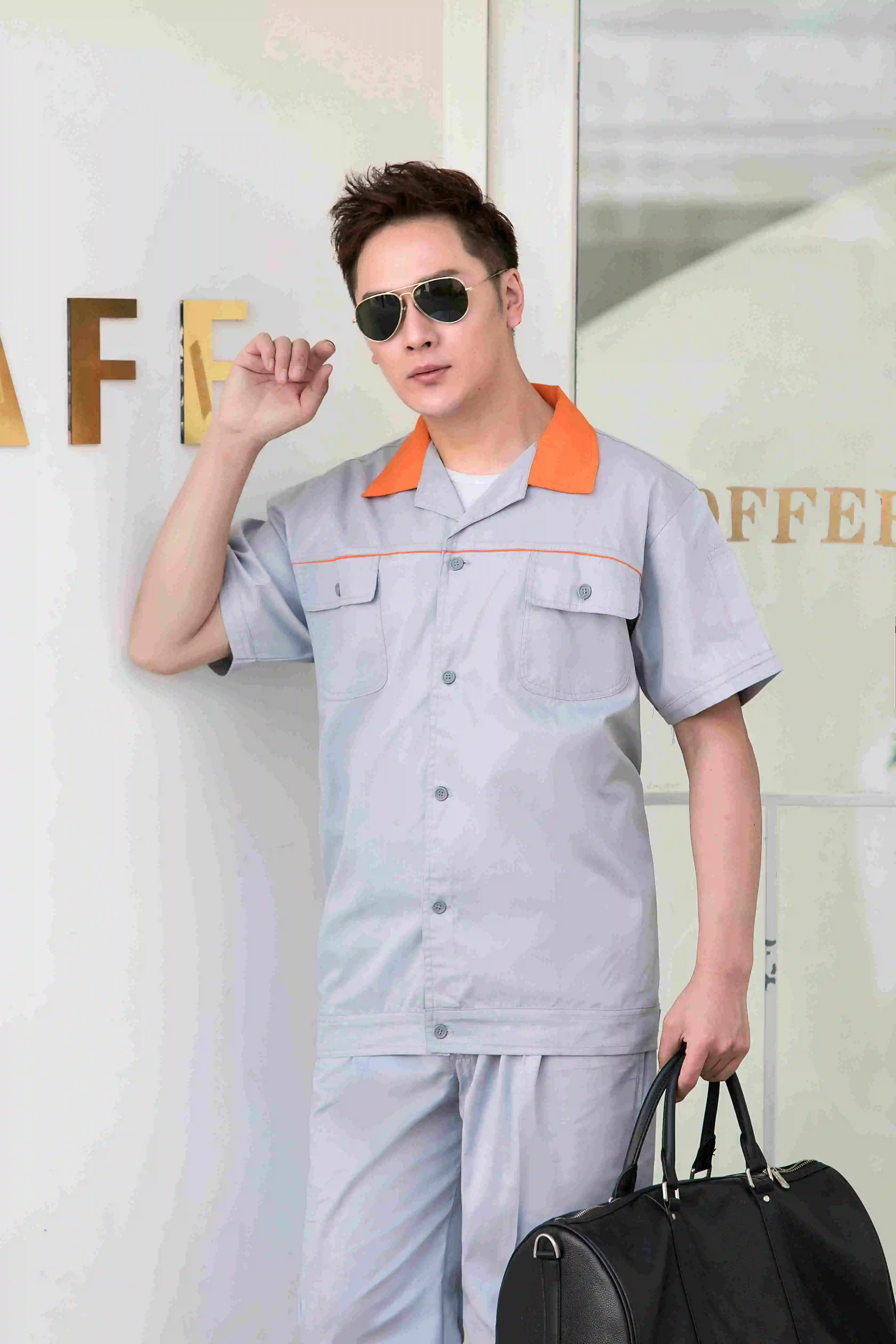 2024 China Supplier Wholesale nomex coverall Anti static dust Flame-retardant Coverall Workwear Overalls leisure for worker