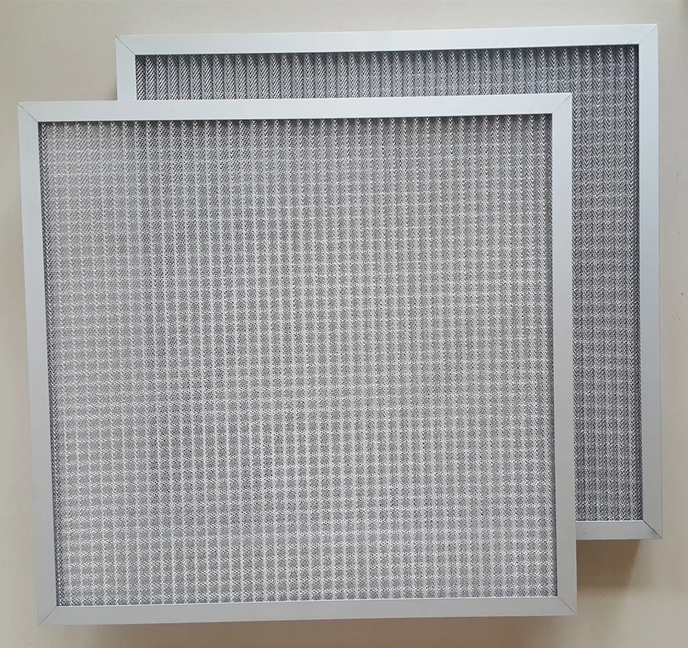 Iron Wire Mesh Filter Porous Stainless Steel Screen Mesh Grease Primary Filter Customized service For Industrial Furnace