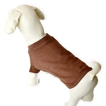 Wholesale pet clothing cotton T shirt big puppy clothes dog monochrome T shirt pure spring and summer style