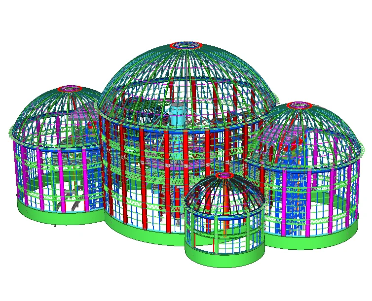 large space steel structures for stadiums, exhibition, conference hall, etc