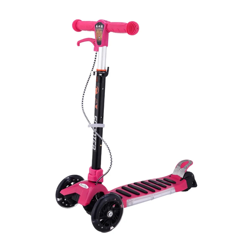 QIYI Wholsale OEM/ODM customized three wheels foldable pedal kids scooter
