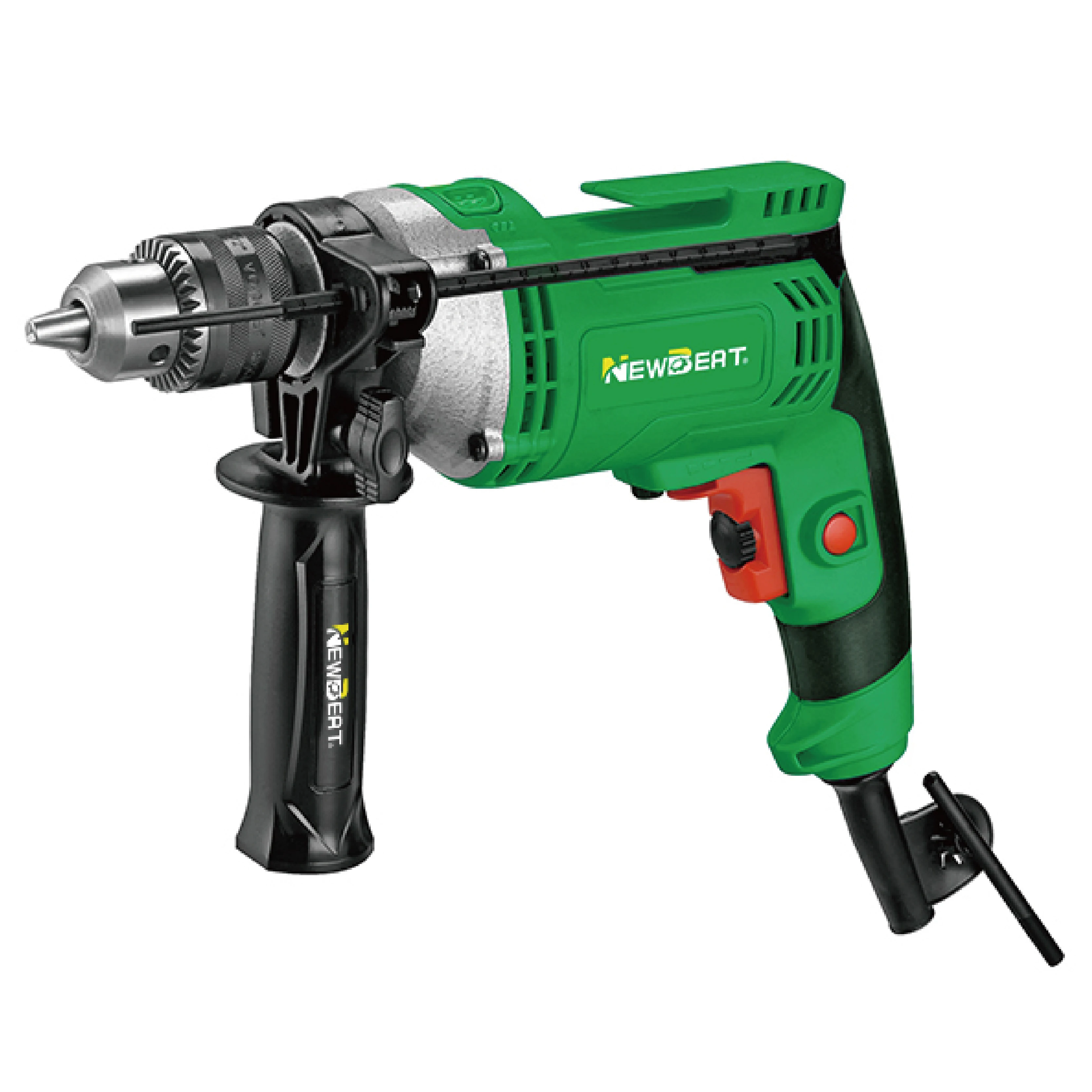 NewBeat High Speed DC Brush Motor Hand Power Tools Portable Electric Drills 13mm Impact Drill Machine