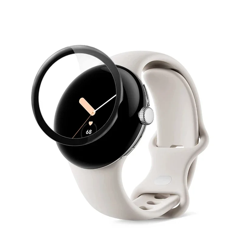 3D Curved Soft Edge Protective Film For Google Pixel Watch Soft TPU Screen Protector Films For Google Pixel Watch Accessories