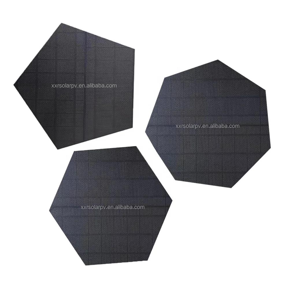 Custom special shapes mini portable pentagon hexagon heptagon polygon solar panel DIY for home house outdoors SMT solar module