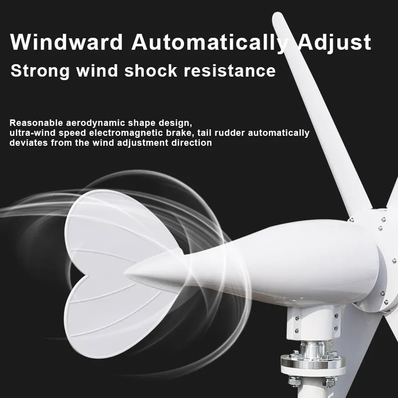 Langle 12V 24V 48V Turbine Wind Generator China Wind Generators Wind Power Generation System