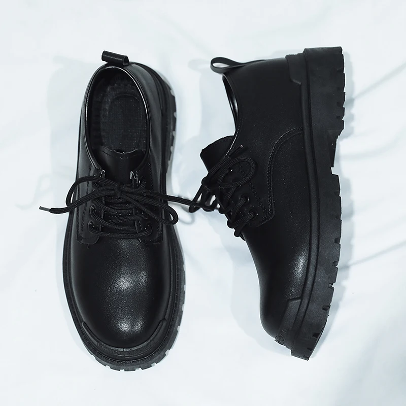 Wholesale Best Selling Adult Hard Sole Lightweight Leather Shoes Black Casual Shoes Business Men Leather Shoes