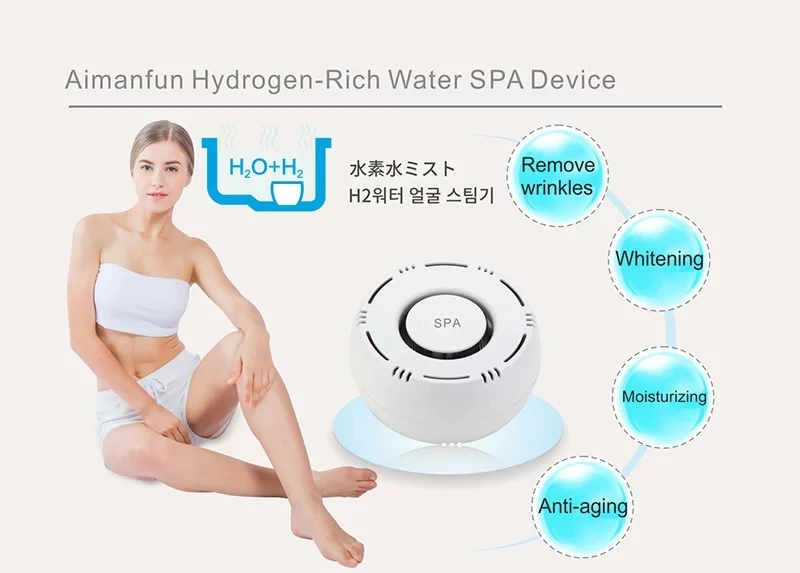 Premium Molecular Nano Bubble SPA H2 Hydrogen Generator Electric Plastic ABS 9W Mret Nano Hydrogen Smart Water Cup Above 4 Hours