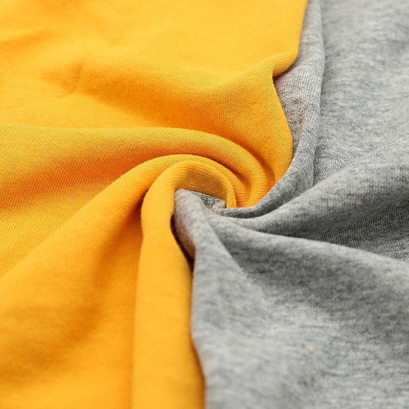 hemp clothing fabric 100%  combed cotton single jersey rolls 200gsm for fall and winter