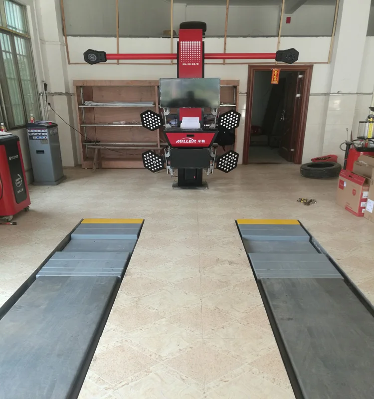 Supported customized wheel alignment machine  with double monitor  ML-3D-2S/D 3D wheel machine for Tire shop