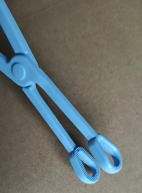 19cm Disposable Plastic Surgical Dental Instrument Medical Forceps Nylon Sponge Holding Tweezers