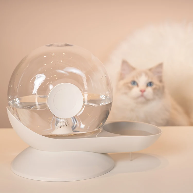 2023 Smart Luxury Electric  ABS 3L Pet Cat Dog Automatic Plastic Pet Food Drinking Water Dispenser Fountain