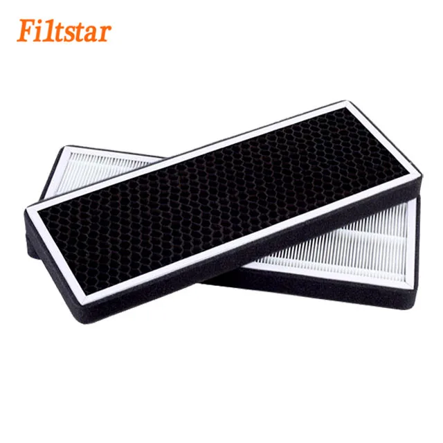2 слоя Замена очиститель воздуха Hepa фильтр соединять сотообразную фильтра с активированным углем