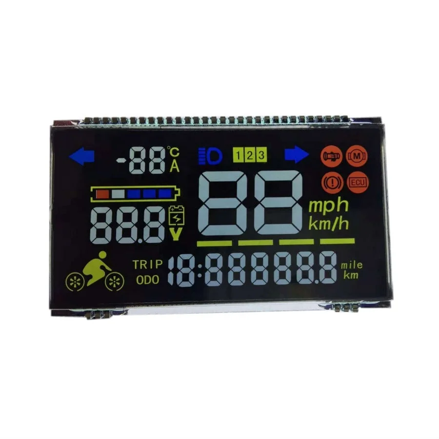 ЖК-дисплей для электрического мотоцикла на заказ, ЖК-панель TN для спидометра