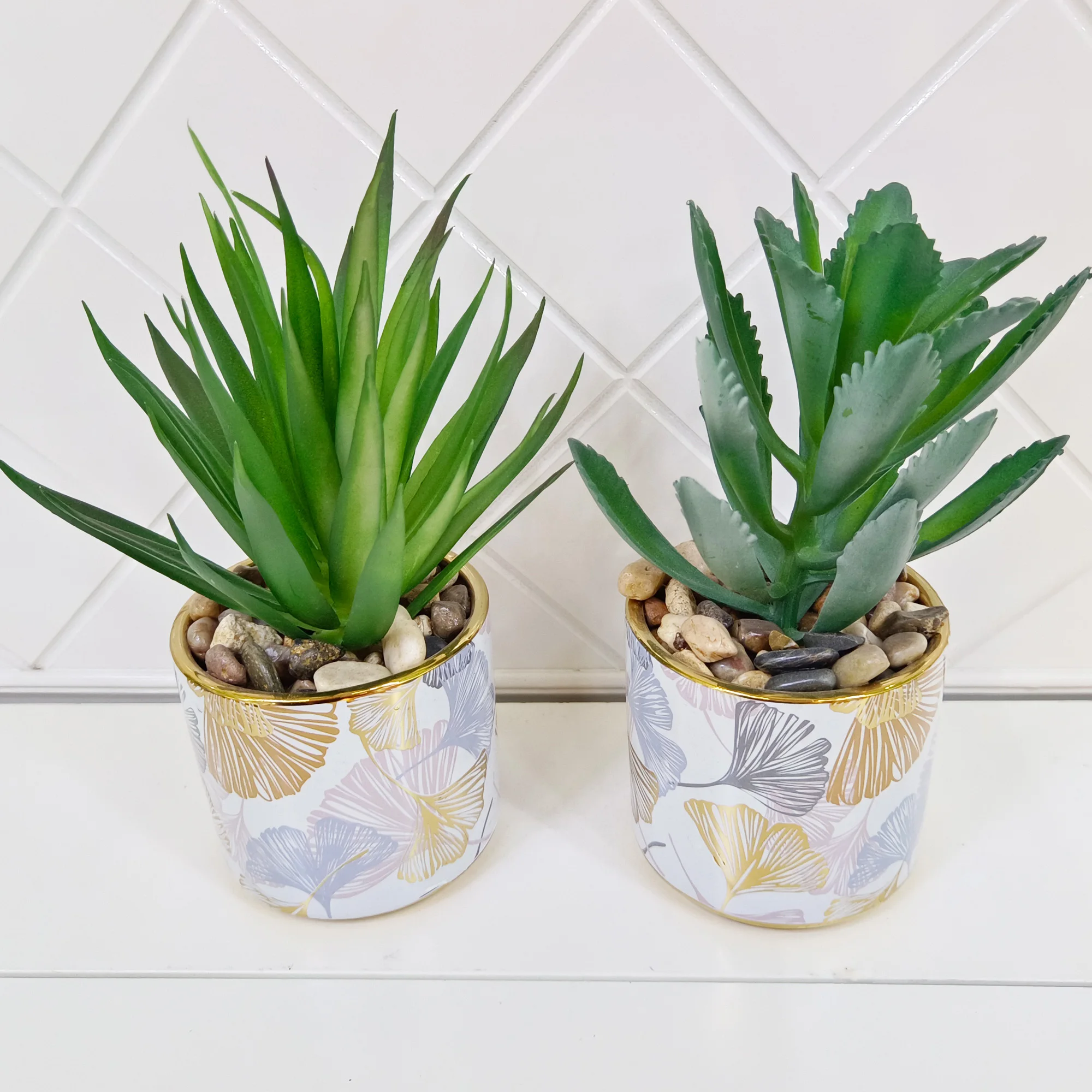 Creative Artificial Succulent Potted Office Desktop Decoration Gifts Artificial Plants in Pots Decoration Home Decor