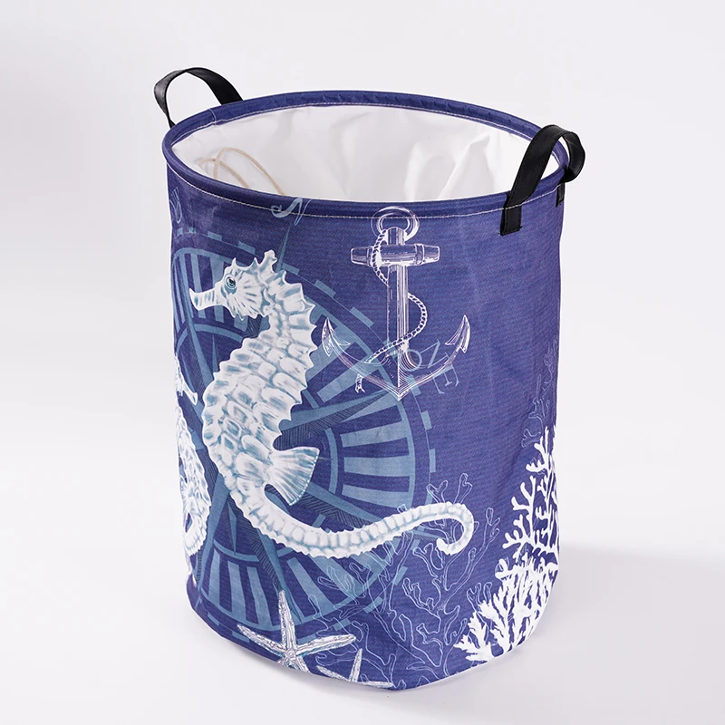 Hot Sale Folding Laundry Hamper Storage Basket Organizer Canvas Dirty Clothes Basket