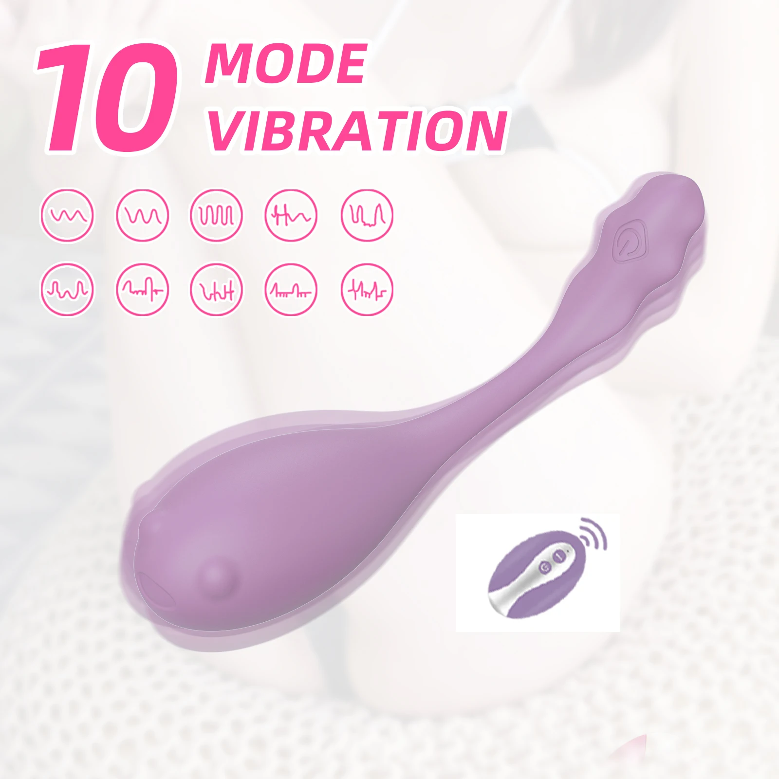 SEXBAY 2024 new design liquid silicone USB charging app remote control 10 frequency vibrating egg skip female vibrator