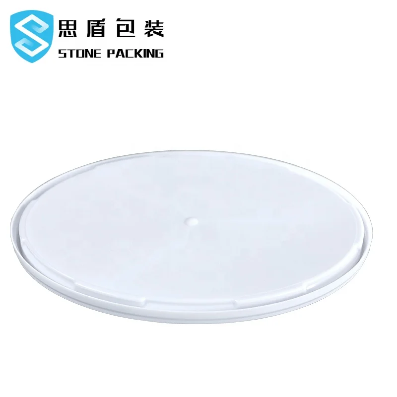 5 litre oval plastic bucket pp pail with lid and handle