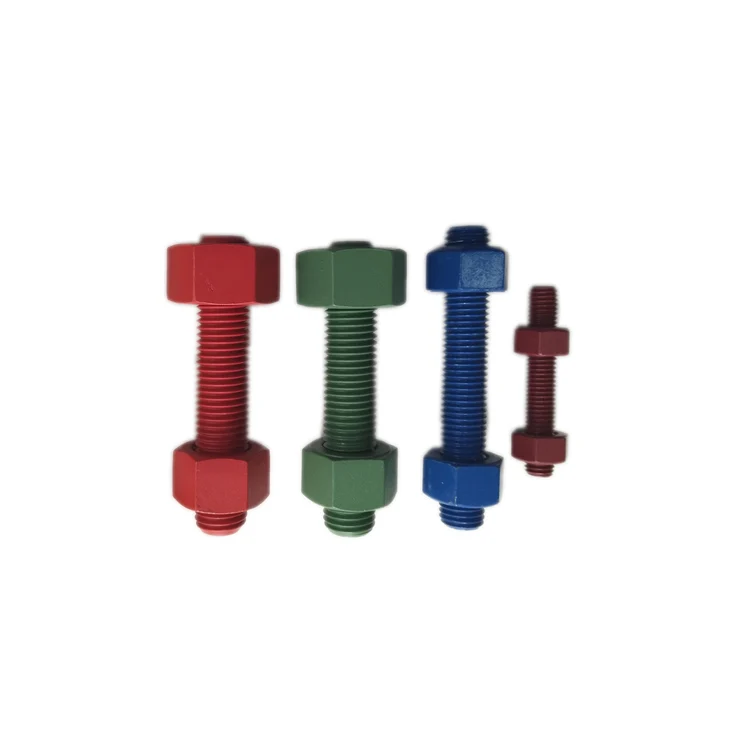 Manufacturers heavy tensile A193 B7 ptfe stud bolts