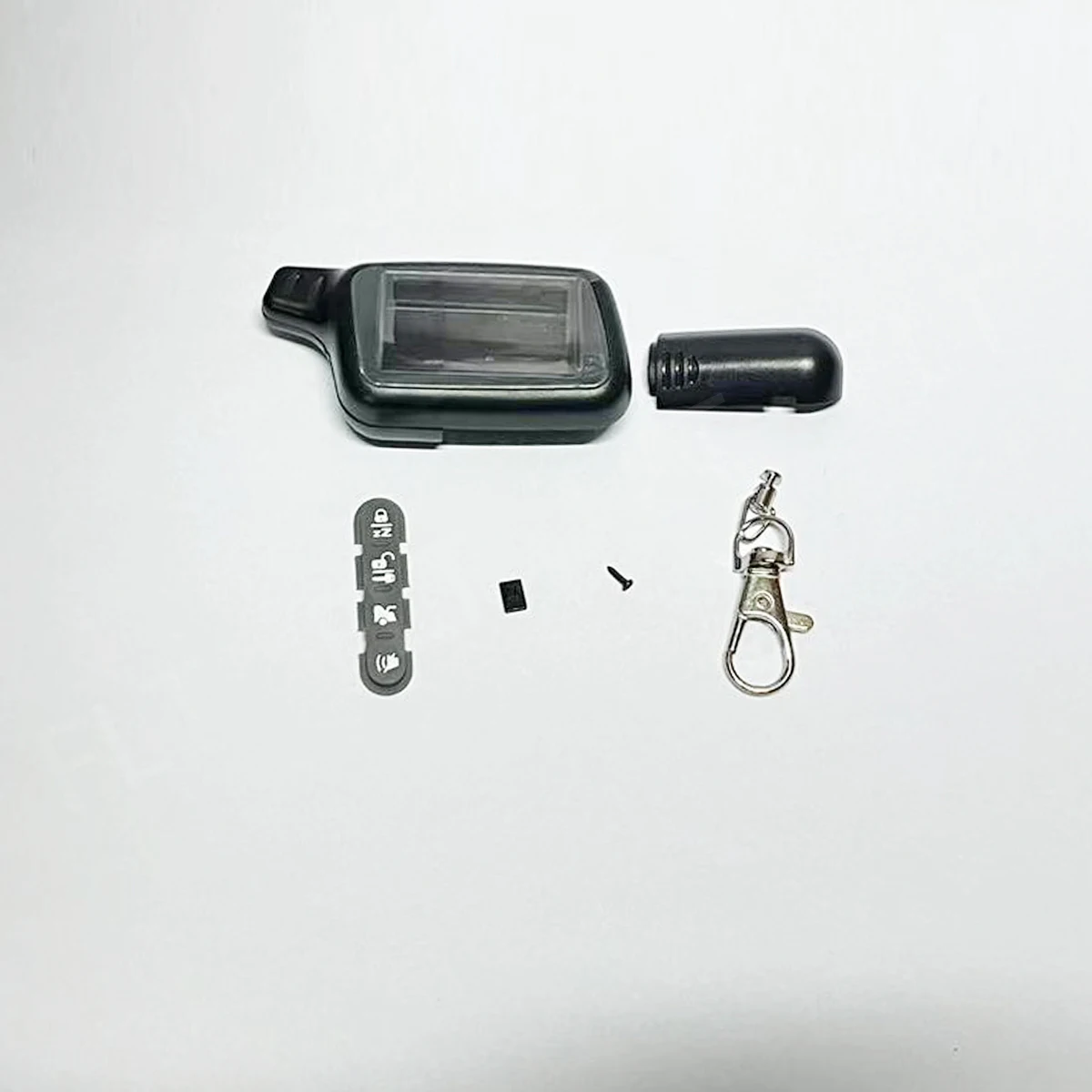 Russian Version Key Fob Chain Keychain Case for TOMAHAWK X5 X3 LCD Two way car alarm system remote control