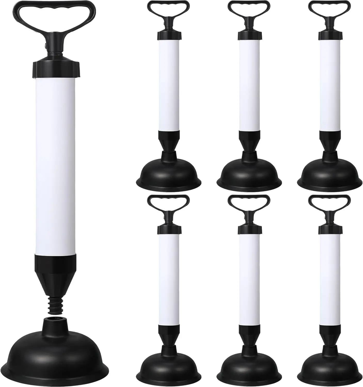 HQ2222A double heads high pressed toilet suck pump toilet bowl plunger