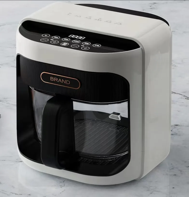 2024 Kitchen Appliance GEMING Best Selling in Korea No Oil Touch Screen visible air fryer 4.5L  with KC certificate