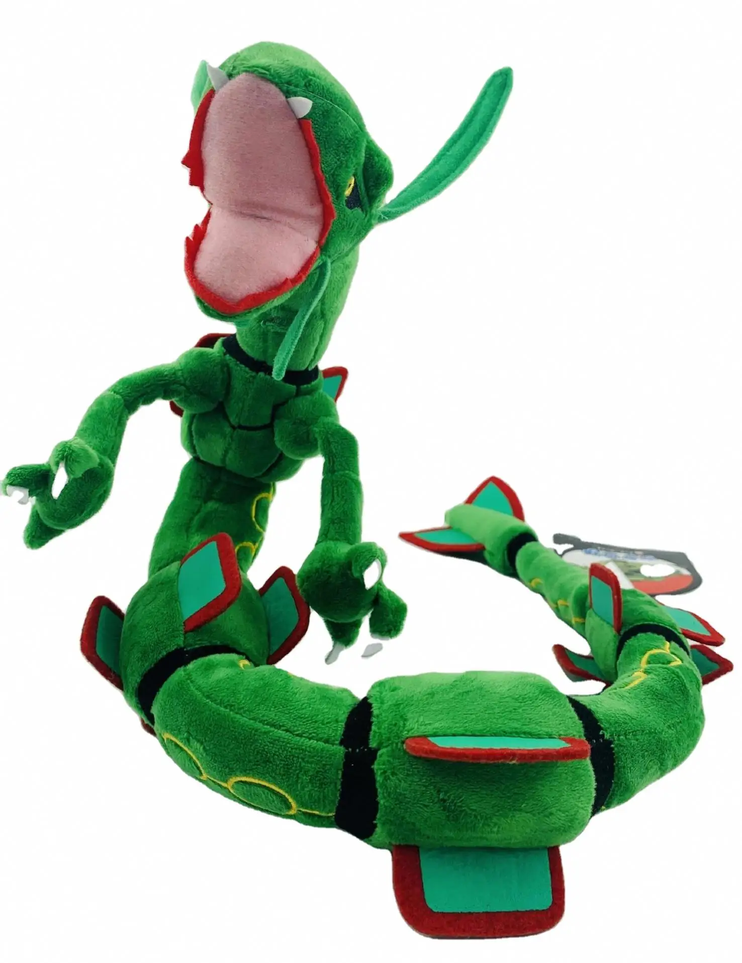 80cm soft green dragon plush toy Mega Rayquaza Green plush dragon Soft Stuff Toy Cartoon Figures Doll dropshipping e packet