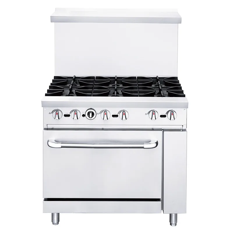 Hot Plate with Oven Stainless Steel Equipment Combined Gas Oven With ETL Certificate Approval USA Market Distributor Price