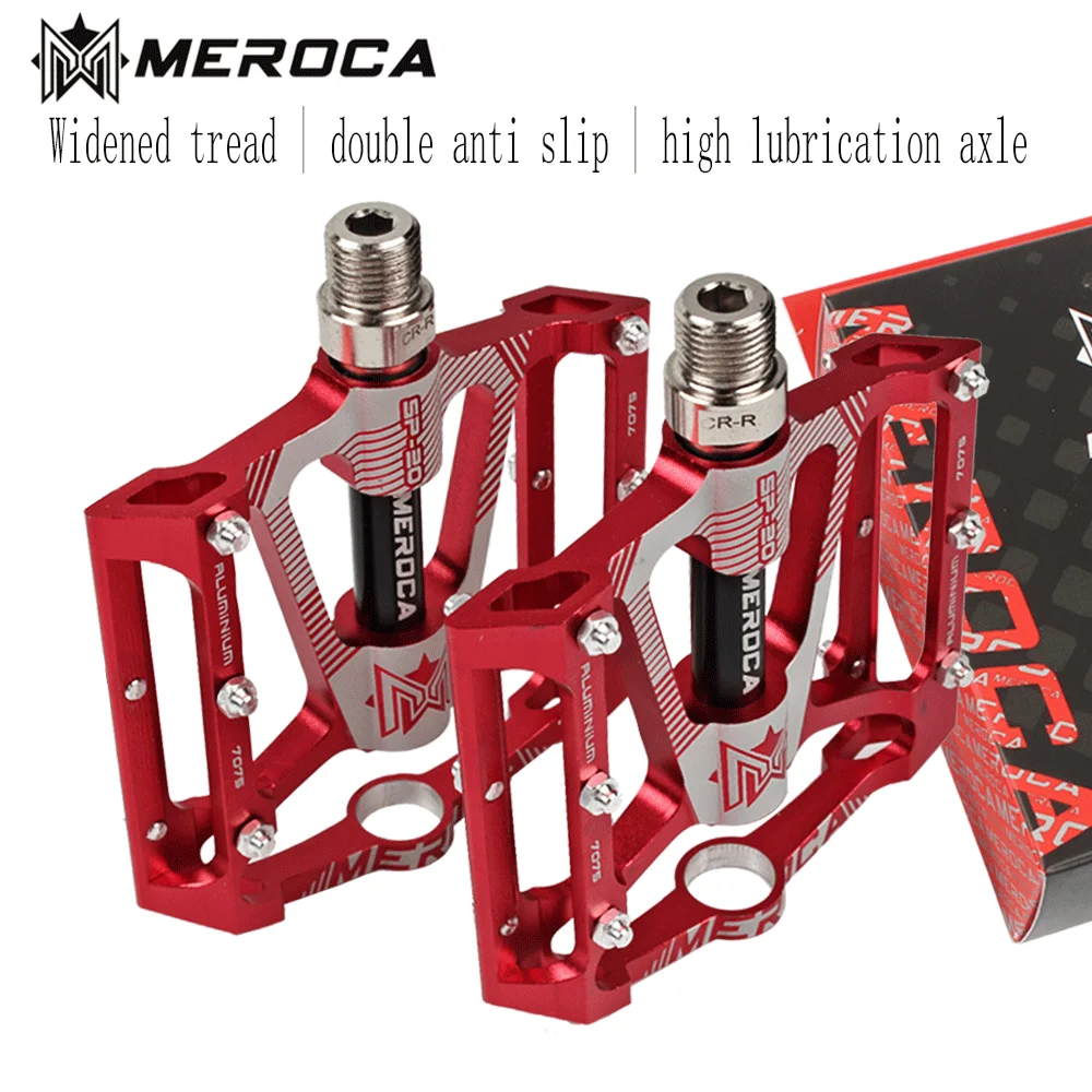 Aluminum alloy pedales bicicleta mountain bike pedal sepeda DU bearing ultralight bicycle pedals