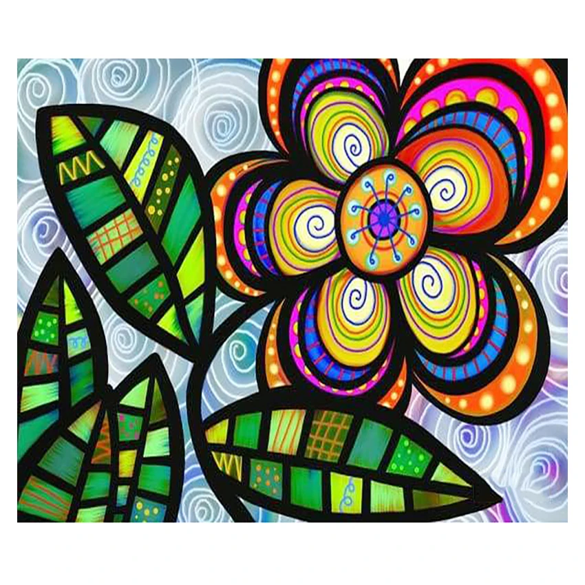 5D DIY Diamond Painting Full Square/Round Mandala Diamond Embroidery Mosaic Kit Flower Home Decoration Wall Paintings Handicraft