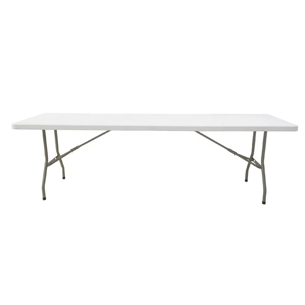 Plastic Long 8ft Folding Banquet Table For Wedding