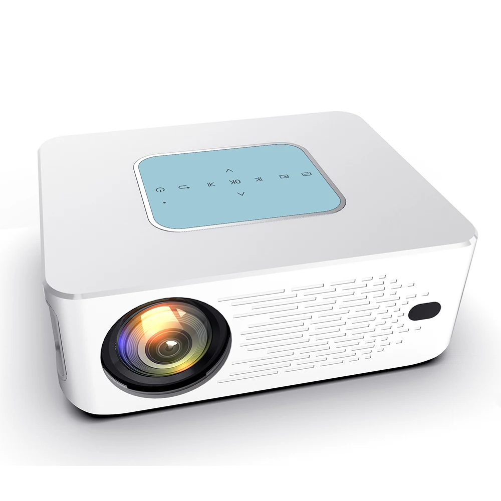 Portable Android 9.0 Projector 4K 2.4G+5G WiFi 2+16G RAM ROM Native 1080P 400 ANSI Lumens  Full HD LED LCD Home Theater Beamer