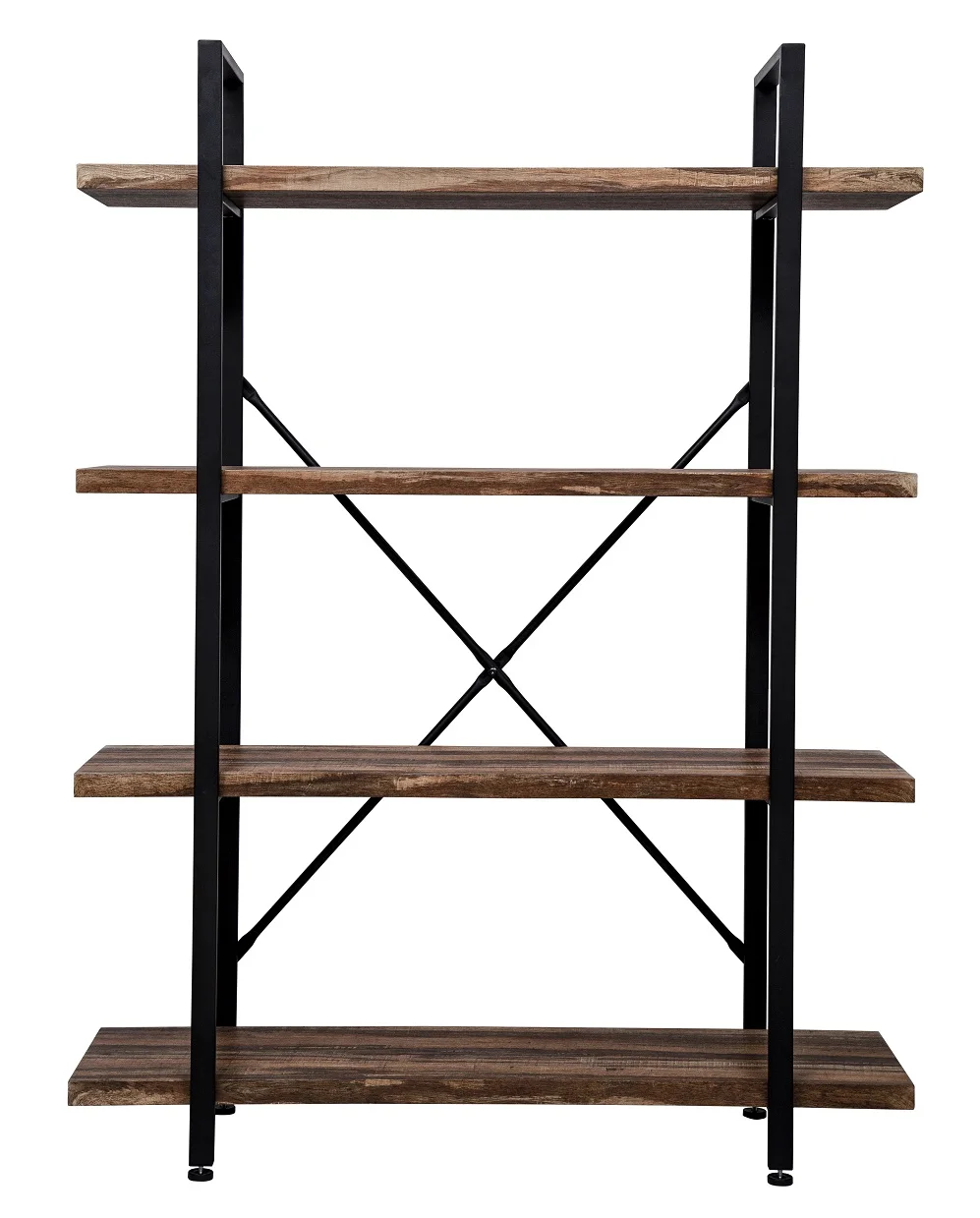 
ZJH в виде книжной Обложки 4 яруса открытого уход за кожей лица Винтаж деревенский книжный шкаф хранения Организатор индустриальном стиле полка для дома и офиса 