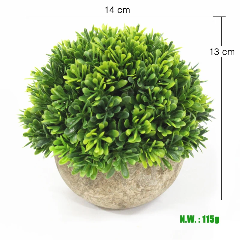 4 Pcs  Set Mini Artificial Potted Plants Small Artificial Plants For Office Desk Decoration