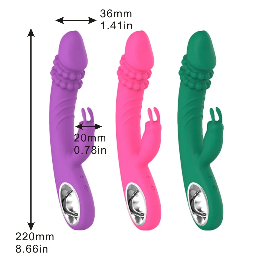 Rabbit Vibrator Waterproof Mute G Spot Vibrator Stimulation Massage Vibrators For Women