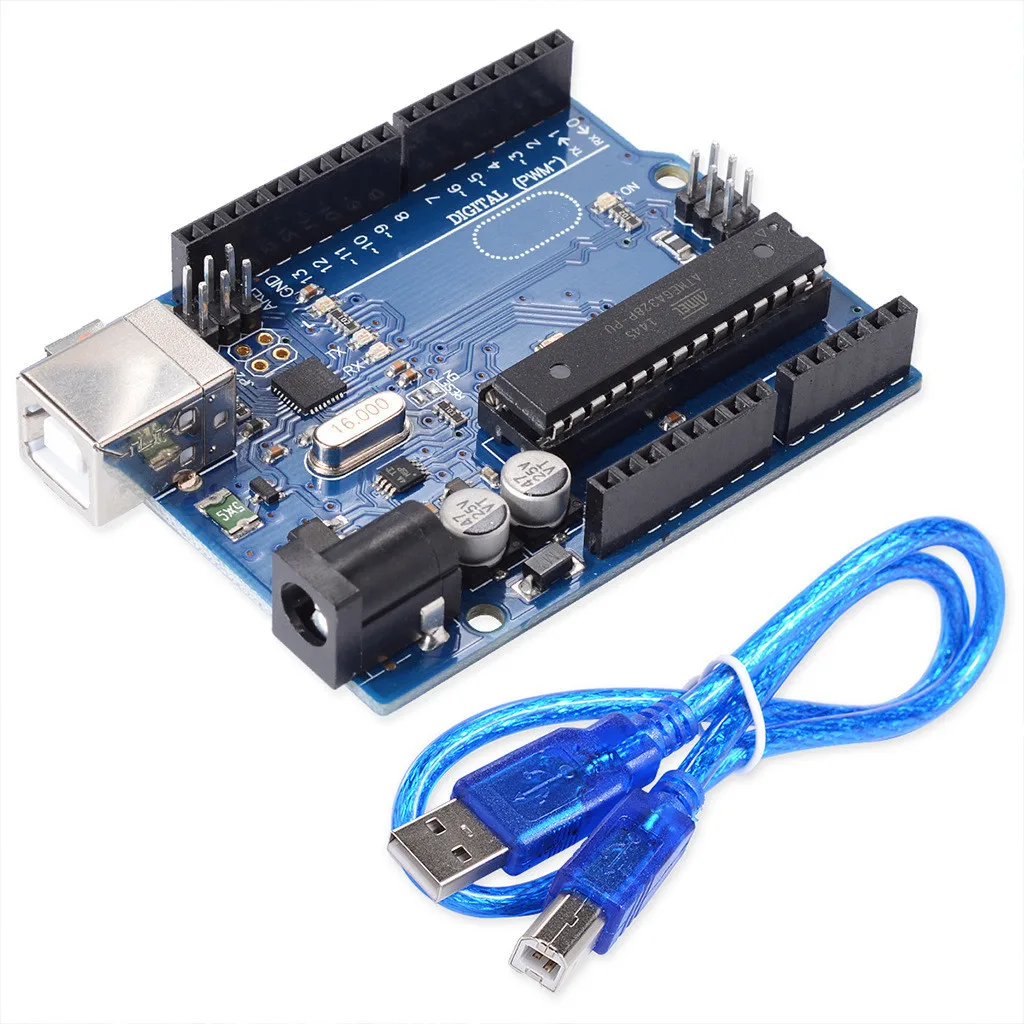 Высококачественная макетная плата используемая для Arduino UNO R3 DIP совместима с одночиповой программой ATmega328P управления