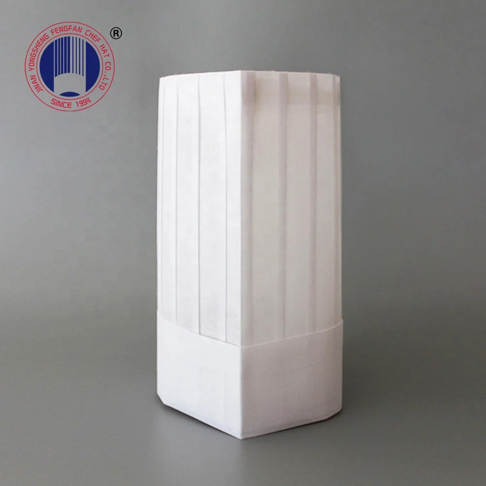 Restaurant supplies disposable non woven chef hat high quality cook cap