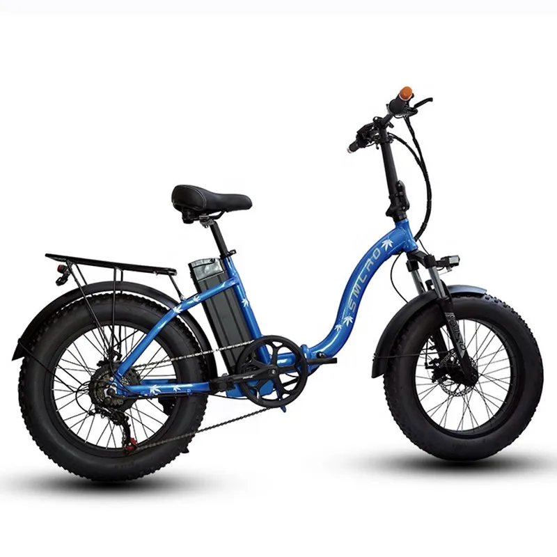 Smlro E7 Ebike Foldable Electric bike 20inch Fat Tire 7 speed 500W 1000W 13AH 20Ah Battery for Momen Adult Long Range E bike