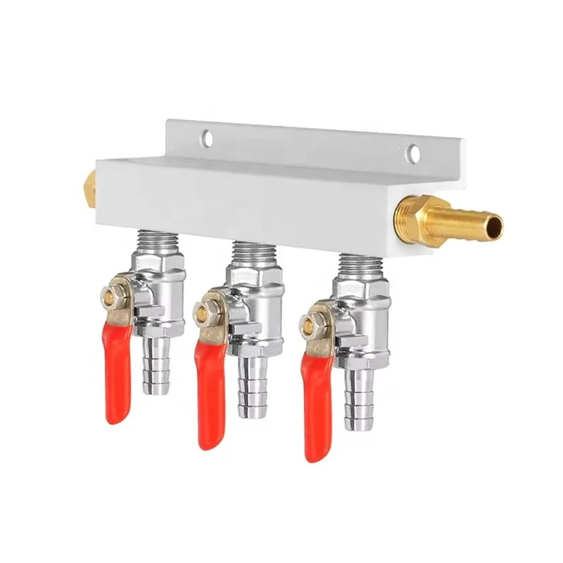 Алюминиевый угловой клапан для домашнего пивоварения