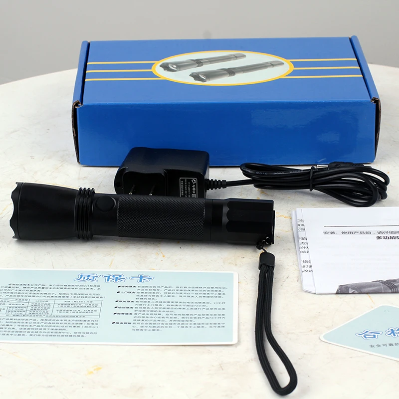 2024 Led Explosion Proof Flashlight Hand Lamp Led Black Flashlights Intrinsically Safe Flame Proof Torch Led