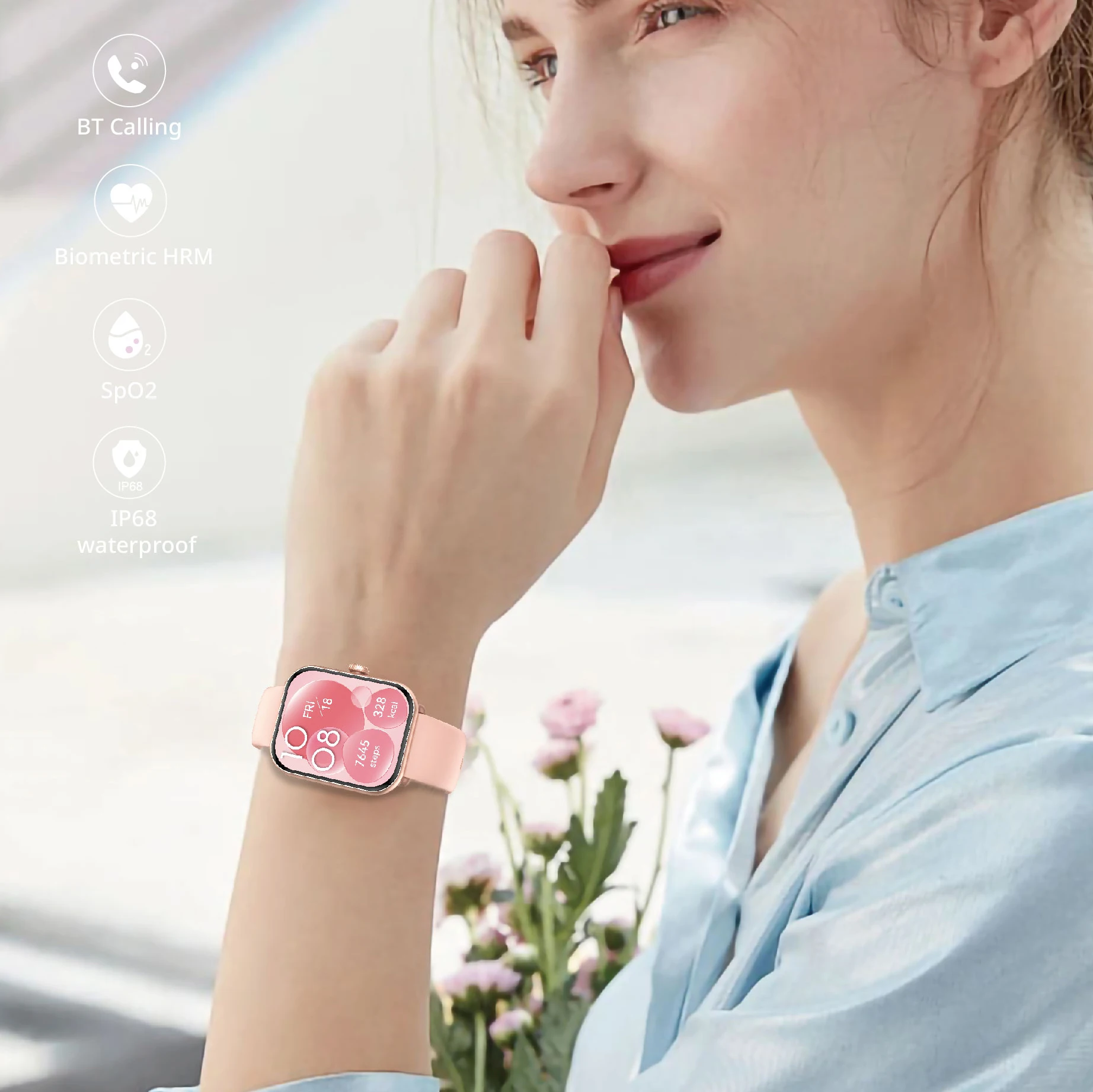 2025 New Design SDK Light and Thin Smart Watch 1.93 inch Amoled Screen Health Monitoring Activity Data Smart Watches for Men