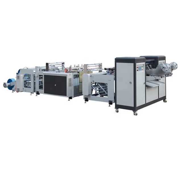 High speed PE double lines star seal Garbage Bag rolling Trash Bag making machine