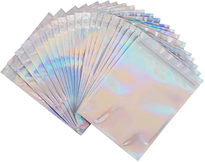 Custom printed Recyclable mylar smell proof  bear edible resealable ziplock packaging bag for Halloween Party