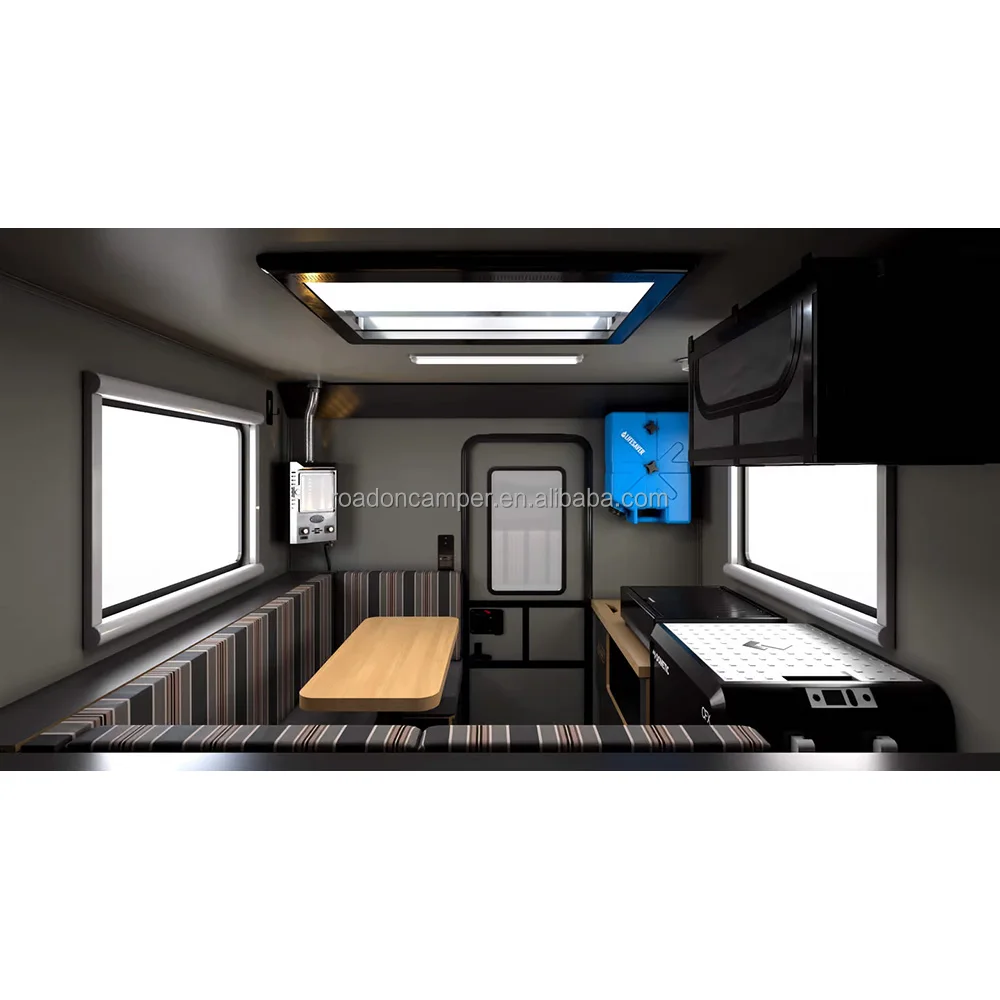 best large vehicles luxury china off-road campers caravan trailer 4x4 new with bathroom 2024