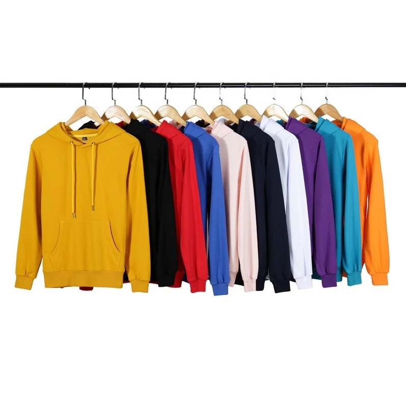 Mens Hoodies Cheap Plain 80% Cotton 20% Polyester Basic Hoodies French Terry Custom Hoodie Set Unisex