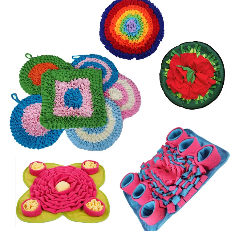 
Amazon Hot Sale Slow Feeder Feeding Training Snuffle Mat For Dogs 