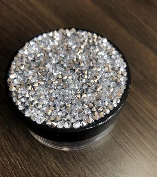 
Low MOQ 200pcs Plastic Empty Diamond Lid 15g Loose Powder Jar with Sifter 
