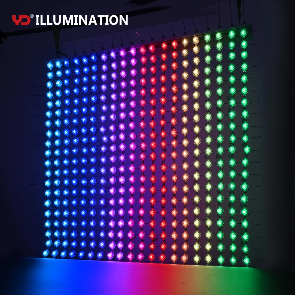 Outstanding quality IP68 Anti-UV flame retardant RGBW LED Mesh Screen For Outdoor Facade Lighting