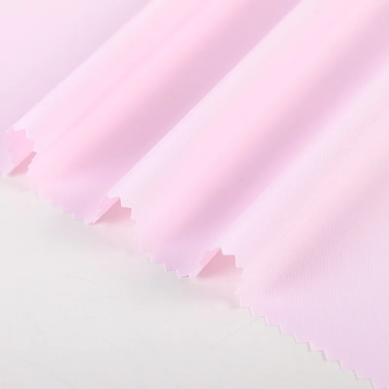 High Quality Solid Color Stretch Bamboo Fiber Fabric Weaving Polyester Fiber Fabric For Professional Wear