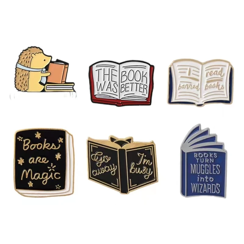 Bulk Cartoon Unique Beautiful Character Die Struck Gold Metal Enamel Horror Movie Beauty Pins Bulk